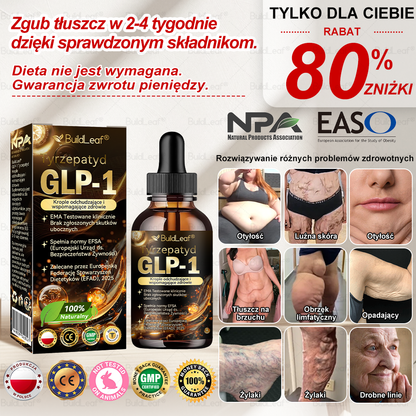 Zalecane przez Mayo Clinic | Oficjalny sklep | BuildLeaf® TIRZEPATIDE GLP-1 Ziołowy Płyn Doustny